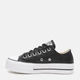 Женские кеды кожаные низкие Converse Chuck Taylor All Star Lift 561681C 40.5 (9) 26 см Black (888755796542) - изображение 4