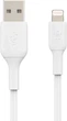 Кабель Belkin USB-A - Lightning PVC 0.15 м White (CAA001BT0MWH) - изображение 1