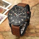 Годинник наручний чоловічий Curren 8250 Black (18686-hbr) - зображення 3