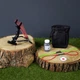Рогатка DEXT Cobra Laser Black Набор для Охоты Standard с лазерным прицелом, стальными шариками, жгутами и тактической сумкой - изображение 1
