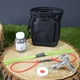 Рогатка DEXT Cobra Laser Black Набор для Охоты Maximum с лазерным прицелом, стальными шариками, жгутами, тактической сумкой и металлическим спусковым механизмом - изображение 2