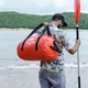 Сумка водонепроницаемая Naturehike NH20FSB03 120 Red - изображение 6