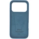 Чехол Fiji Silicone Case для Apple iPhone 17 Pro бампер накладка Soft Touch с микрофиброй Cosmos Blue - изображение 2
