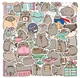 Набір наклейок, наліпок стікерів кота Пушина, Стікерпак Pusheen, 57 шт - изображение 1