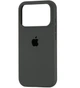 Чехол Fiji Silicone Case для Apple iPhone 17 Pro Max бампер накладка Soft Touch с микрофиброй OliveDrab - изображение 1