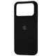 Чехол Fiji Silicone Case для Apple iPhone 18 Pro бампер накладка Soft Touch с микрофиброй Black - изображение 2