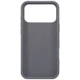 Чехол Fiji Silicone Case для Apple iPhone 18 Pro бампер накладка Soft Touch с микрофиброй Carbon Grey - изображение 2