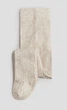 Колготки ажурные для девочки H&M 0291338-5-1 110-116 см (4-6 years) Бежевый - изображение 1