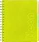Тетрадь на пружине Buromax Neon B5 120 листов в клетку 3 разделителя Желтая (BM.24359911-08) - изображение 1