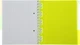 Тетрадь на пружине Buromax Neon B5 120 листов в клетку 3 разделителя Желтая (BM.24359911-08) - изображение 4