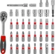Набір біт і головок Einhell, 1/4" 4-13мм, 37шт, кейс (109022) - изображение 11