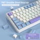 Ігрова механічна клавіатура ATTACK SHARK X85 White-purple - зображення 2
