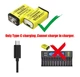 Аккумулятор LiitoKala USB-9V-1100, 6F22 (крона), USB-C, 9V, 1100mAh, LED - изображение 5