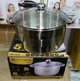Каструля з кришкою Edenberg EB-3007 6,1 л, діаметр 24 см, з нержавіючої сталі з багатошаровим дном та скляною кришкою – класична каструля для щоденного приготування - изображение 7