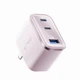 Зарядное устройство Anker Nano Ultra-Fast 70W 3-Port Type-C (американская вилка) - Pink - изображение 1