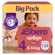 Подгузники-трусики Libero Up&Go 4 8-14 кг 126 шт трипл бокс (7322542560723) - изображение 1