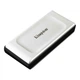 Зовнішній накопичувач SSD, 4Tb, Kingston XS2000, Grey, USB 3.2, 2000 / 2000 MB/s, до комплекту входить гумовий чохол та кабель USB-C (SXS2000/4000G) - изображение 1
