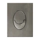 Панель змиву KOER KT-0606-07 157x198x3mm пластикова, кнопка закруглена (колір графіт) (KR5712) - изображение 8