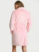 Халат Victoria's Secret Short Cozy Plush Robe XL/XXL Рожевий (2671422D) - зображення 2
