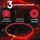 Светодиодный, водостойкий LED ошейник для собак с зарядкой USB, 35 см, размер S (красный) - изображение 2