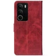 Чохол-книжка Crazy Horse Clasic для Realme C71 Red Wine (Front) (69139) - зображення 3