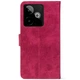 Чохол-книжка Crazy Horse Clasic для Realme GT 7T 5G Magenta (Front) (69075) - изображение 3