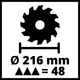 Пила торцовочная Einhell TC-MS 216 (4300370) - изображение 6