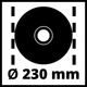 Угловая шлифмашина Einhell TE-AG 230 (4430870) - изображение 7