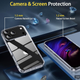 Противоударный чехол для iPhone 17 Pro Max IPAKY Crystal Series с бортиками Прозрачный - изображение 3