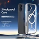 Чехол для Apple iPhone 16 Dux Ducis Clin Mag Series Clear Case with MagSafe Прозрачный - изображение 2