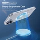 Чехол для Apple iPhone 16 Dux Ducis Clin Mag Series Clear Case with MagSafe Прозрачный - изображение 4