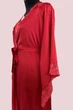 Халат шовковий кімоно MiaNaGreen Хк195 68 Красный - изображение 2