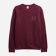 Свитшот на флисе мужской GAP 297634116 2XL Бордовый (1159852447) - изображение 4