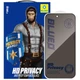 Захисне 2.5D скло приватне антишпигун Blueo Full Cover Anti-Peep для Apple iPhone 17 Pro Max/ 16 Pro Max (6.9") Black - зображення 1