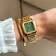 Жіночий Годинник Burker Watches Macy Зелено-золотий - изображение 5