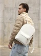 Чоловічий рюкзак Sambag Brix Classic білий універсальний міський рюкзак 51948 - зображення 6