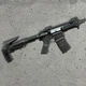 Сигнально-шумовий AR-15 (чорний) — репліка, пластикова цівка та рукоять, для зйомок і сигналізації (автоматична гвинтівка AR-15) - изображение 5