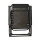 Розкладне крісло шезлонг LEOBRO Zero Gravity Premium Brown Rattan 178 x 64 x 110 см, антигравітаційне, з регулюванням спинки - зображення 3