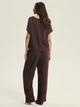 Піжама (футболка + штани) жіноча Esotiq Corenso 43825-89X S Коричнева (5903972695449) - зображення 2