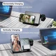Бездротова зарядка стенд Smart Mirror 4 in 1 Fast 15W gray + Блочок 3А - изображение 14