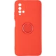 Чохол Fiji Holder Ring для Xiaomi Redmi 9T бампер накладка з підставкою Red - зображення 1