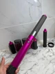Професійний стайлер для волосся Airwrap Fuchsia/Nickel – 6 насадок, 1300 Вт, для завивки, сушіння та вирівнювання - зображення 4