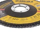 Круг лепестковый торцевой Т27 (прямой) ZA Ø125мм P120 SIGMA (9173061) - изображение 5