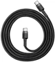 60W кабель для швидкого заряджання та передачі даних Baseus PD 2.0 Type-C Cafule Cable 3A Fast Charging Black 2.0м - изображение 1