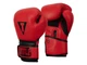 Тренувальні рукавички TITLE Boxing Dauntless Training Gloves 18 унцій червоний/чорний (5391) - изображение 2