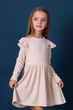 Сукня для дівчинки Mevis 5642-03 бежевий 116 - зображення 1