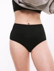 Набор трусиков из микрофибры Marks&Spencer модель Full briefs 14(42) 5 шт black microfibra 0203 - изображение 2