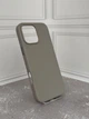 Чехол противоударный кожаный OEM Leather Case with MagSafe для iPhone 16 Pro Max Light Gray - изображение 3