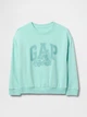 Костюм для малышей GAP свитшот и штаны джоггеры 1159844615 (Бирюзовый 12-18M) на рост 80 см - изображение 2