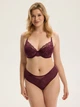 Бюстгальтер з кісточками мереживний Esotiq Cloe 43532-93X 85D Бордовий (5903972680551) - зображення 3